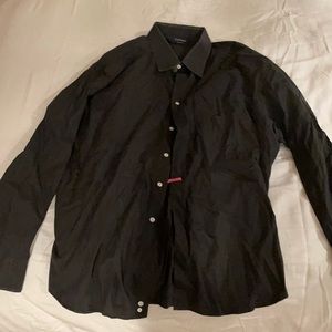 Men’s Black CANALI Dress Shirt Made in Italy